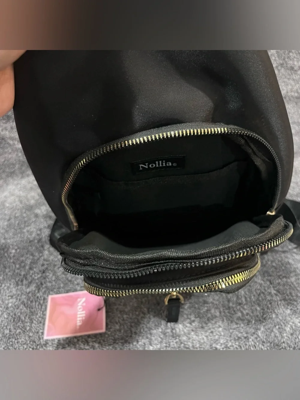 Nollia Mini nylon black Backpack